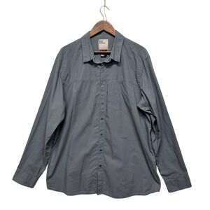 5.11 Tactical Mens Size XL Snap‎ Button Up Shirt Long Sleeve Utility 4197 Gray